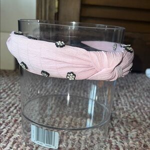 Elegant Pink Embellished Headband